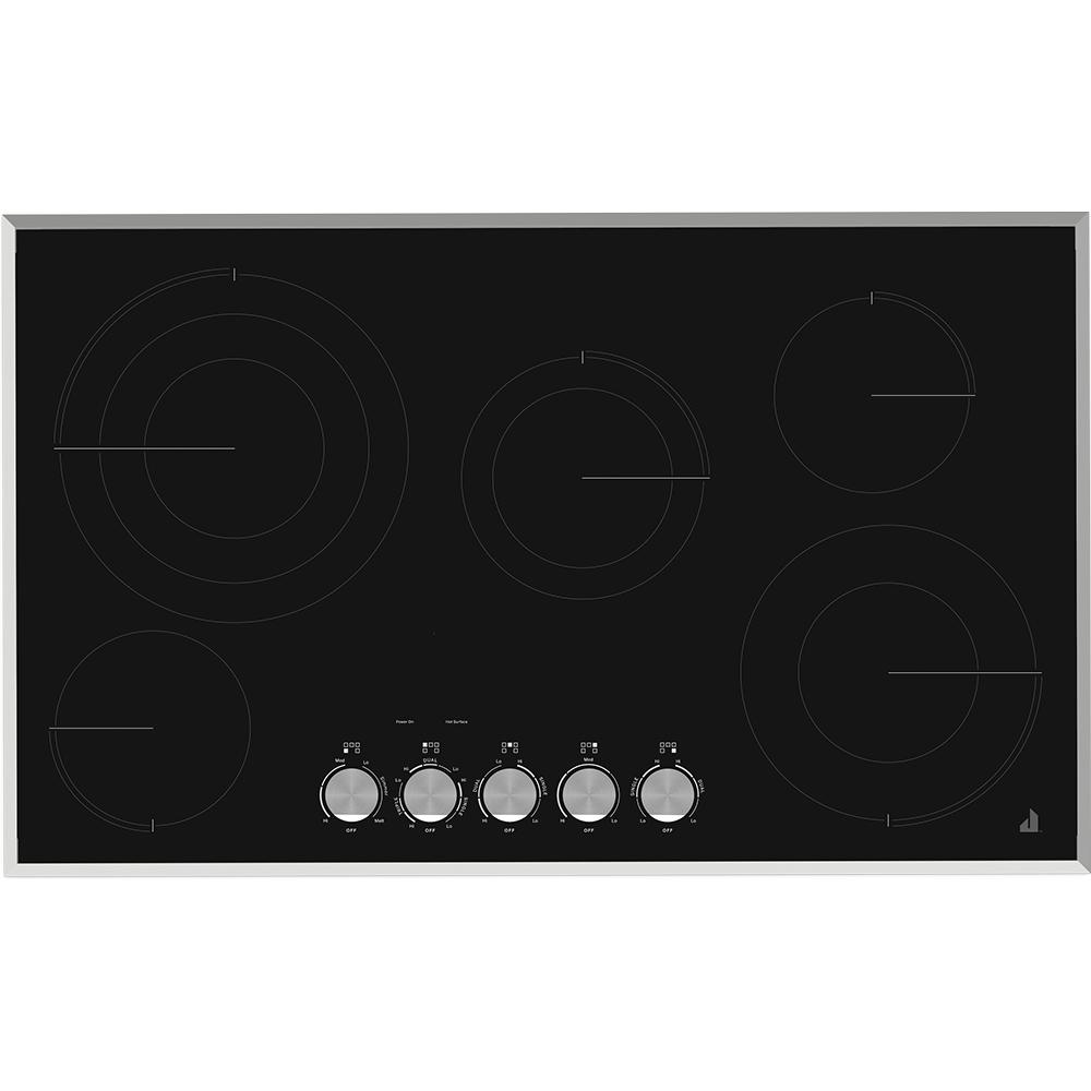  JennAir 36-inch Built-in Electric Cooktop with Dual-Choice™ Element JEC3536HS IMAGE 1