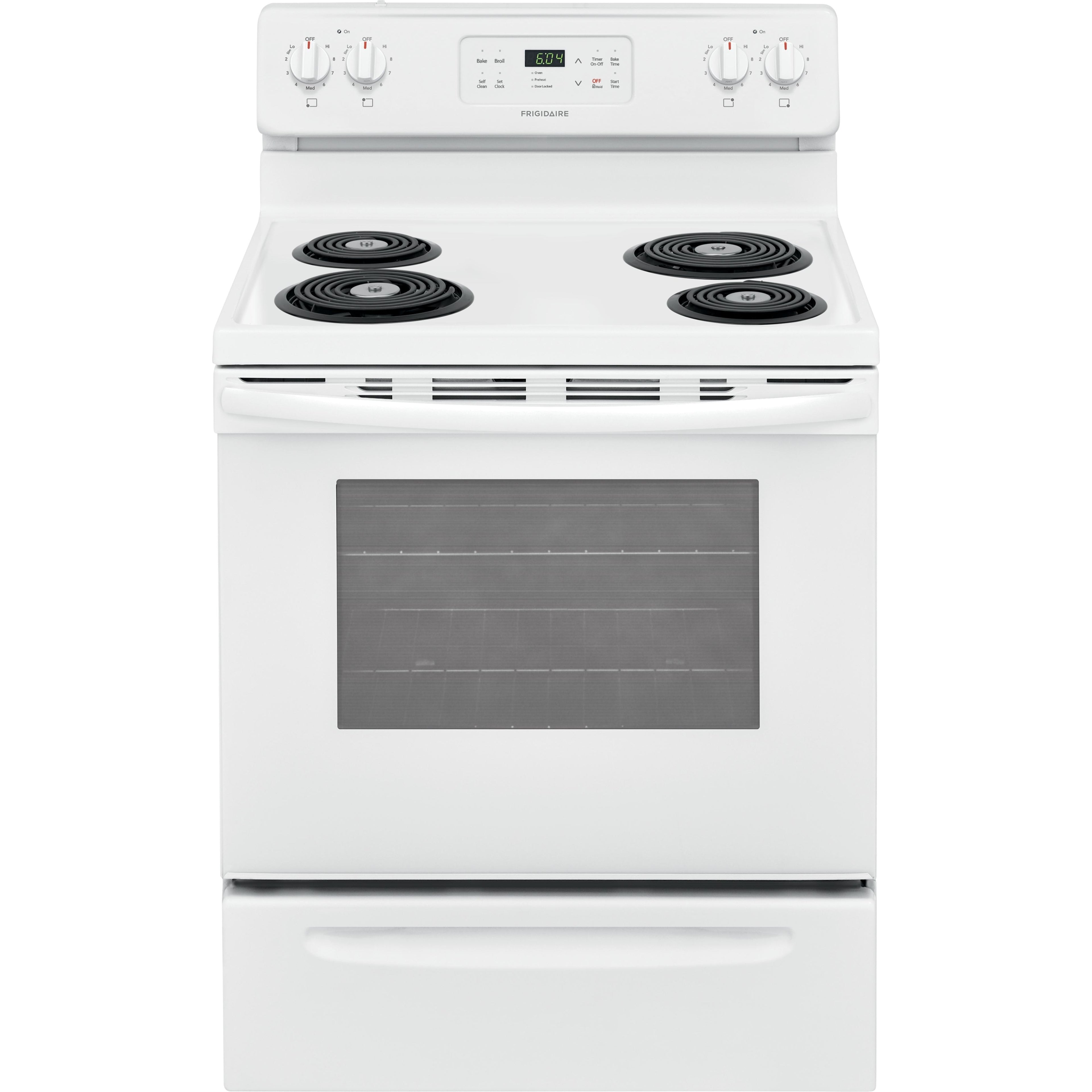  Frigidaire 30-inch Freestanding Electric Range CFEF3016UW IMAGE 1