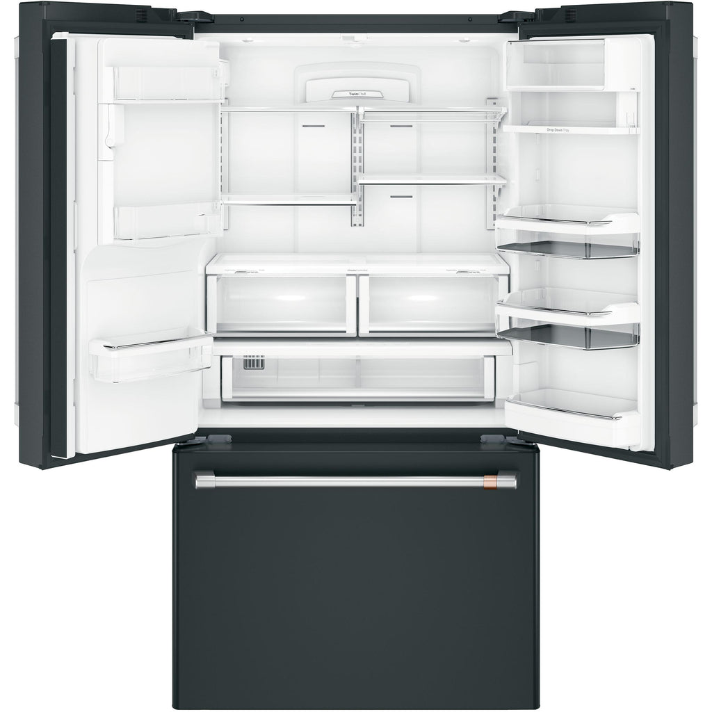  Café 36-inch, 22.2 cu.ft. Counter-Depth French 3-Door Refrigerator with Hot Water Dispenser CYE22TP3MD1 IMAGE 3