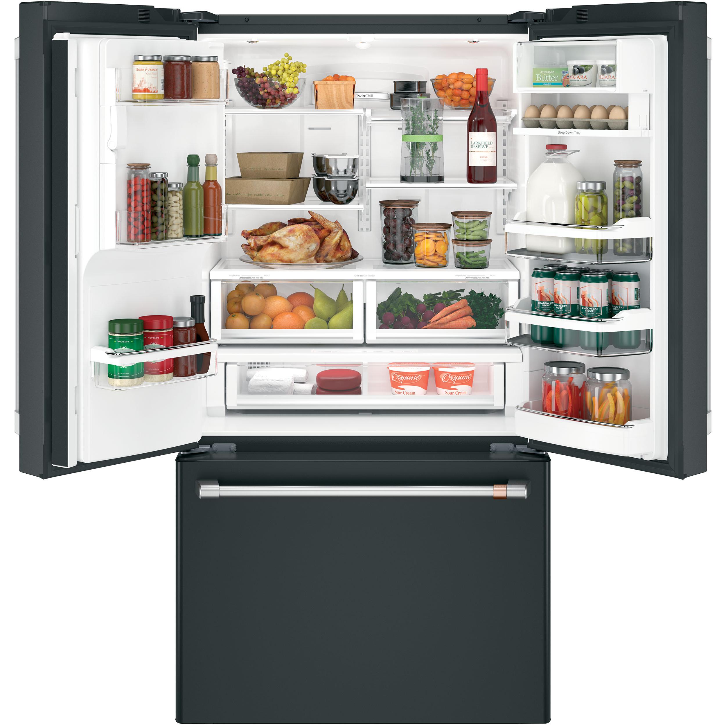  Café 36-inch, 22.2 cu.ft. Counter-Depth French 3-Door Refrigerator with Hot Water Dispenser CYE22TP3MD1 IMAGE 4