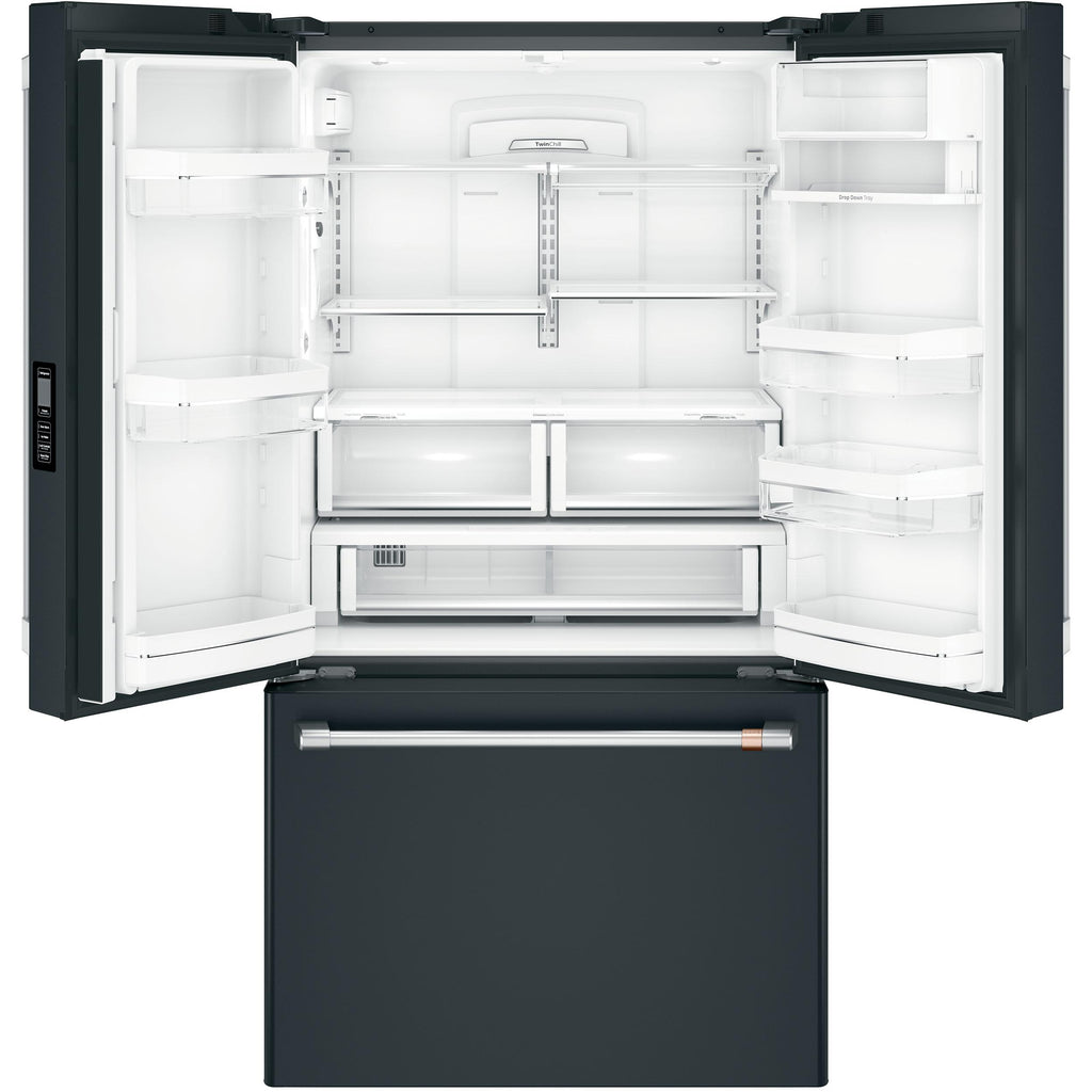  Café 36-inch, 23.1 cu.ft. Counter-Depth French 3-Door Refrigerator with WiFi Connect CWE23SP3MD1 IMAGE 3