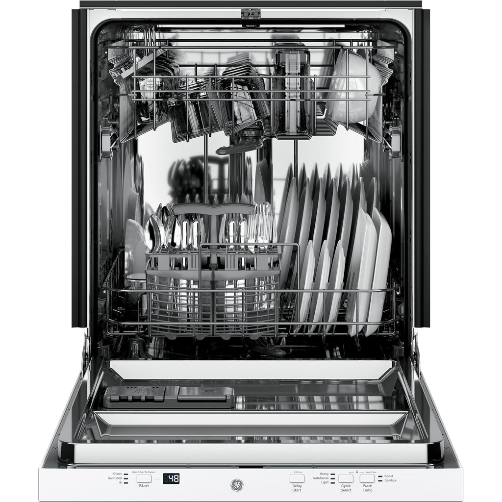  GE 24-inch Built-in Dishwasher with Sanitize Option GDT225SGLWW IMAGE 4