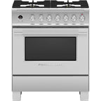 Fisher & Paykel 30-inch Freestanding Dual-Fuel Range with Warming Drawer OR30SCG6X1 IMAGE 1