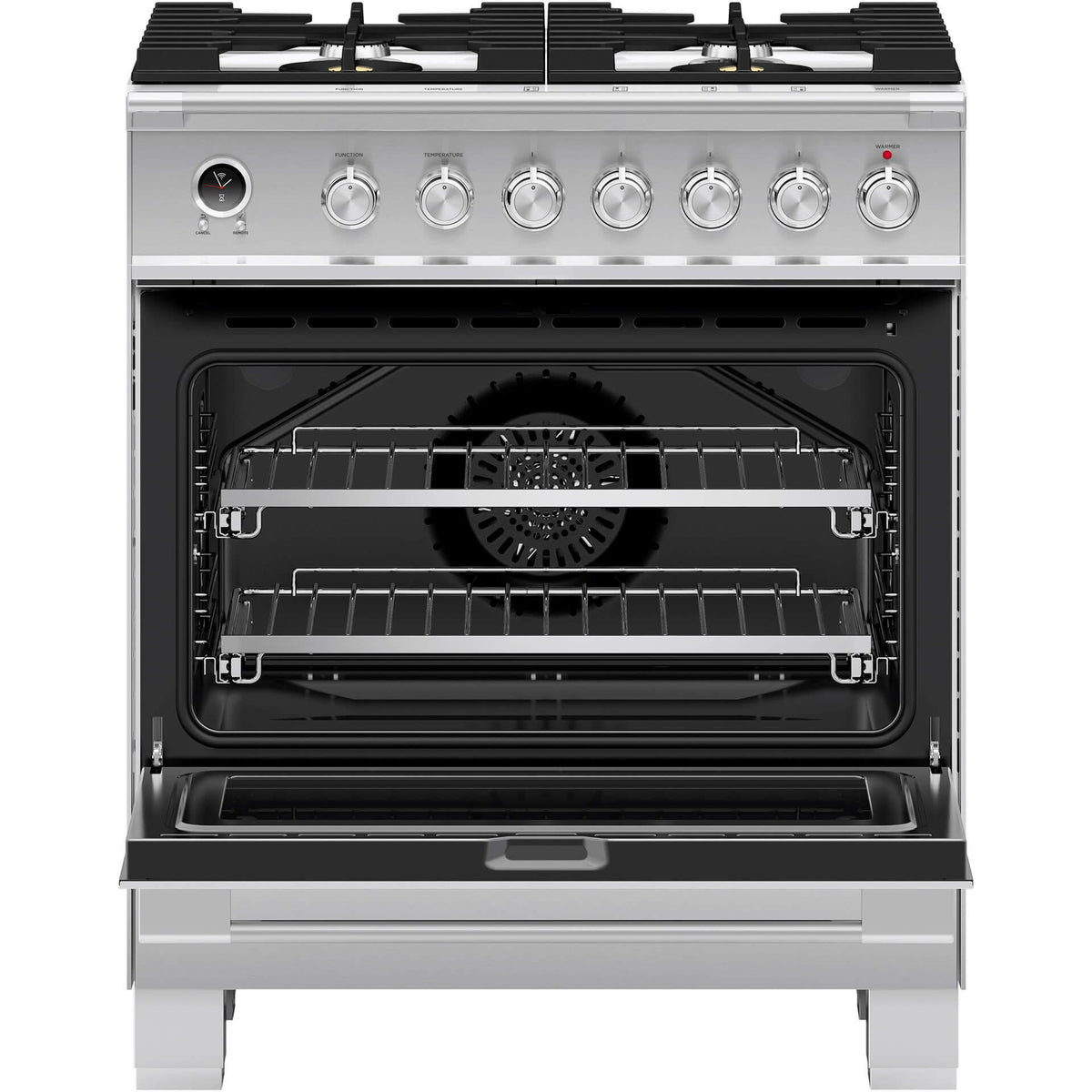  Fisher & Paykel 30-inch Freestanding Dual-Fuel Range with Warming Drawer OR30SCG6X1 IMAGE 2