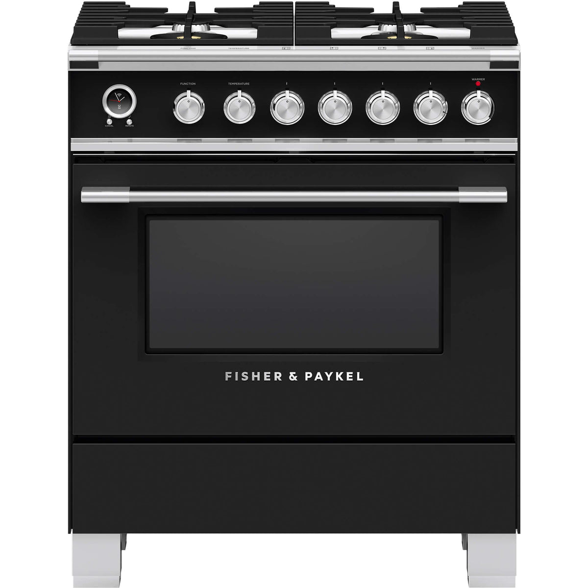  Fisher & Paykel 30-inch Freestanding Dual-Fuel Range with Warming Drawer OR30SCG6B1 IMAGE 1