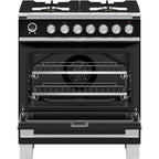  Fisher & Paykel 30-inch Freestanding Dual-Fuel Range with Warming Drawer OR30SCG6B1 IMAGE 2