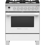  Fisher & Paykel 30-inch Freestanding Dual-Fuel Range with Warming Drawer OR30SCG6W1 IMAGE 1