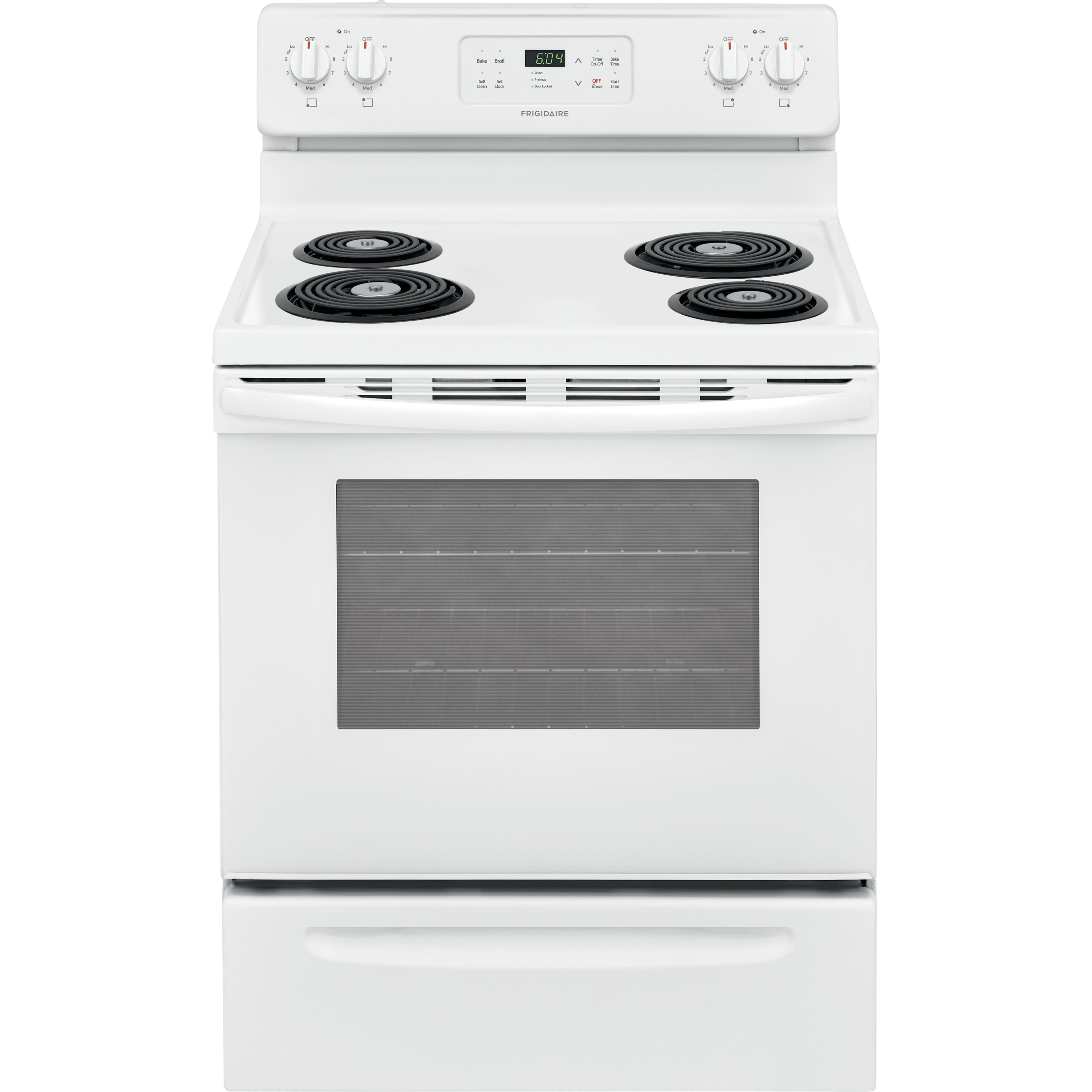  Frigidaire 30-inch, Freestanding Electric Range FFEF3016UW IMAGE 1