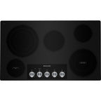  KitchenAid 36-inch Built-in Electric Cooktop with Even-Heat™ Ultra Power™ Element KCES556HBL IMAGE 1