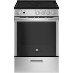  GE 24-inch Freestanding Electric Range with Removable Backguard JCAS640RMSS IMAGE 3
