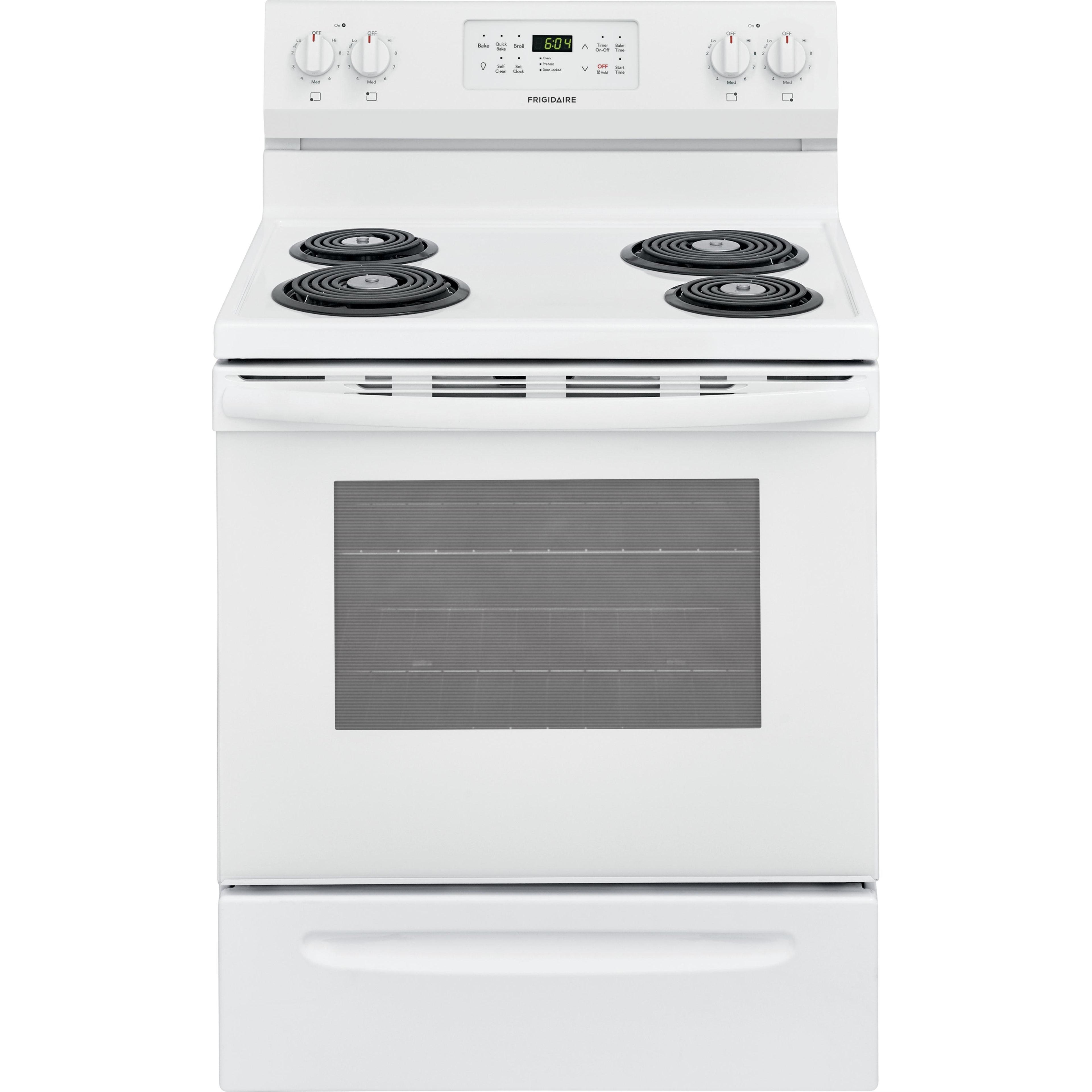  Frigidaire 30-inch Freestanding Electric Range CFEF3017UW IMAGE 1