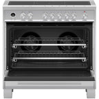  Fisher & Paykel 36-inch Freestanding Electric Induction Range with Self-Cleaning Oven OR36SDI6X1 IMAGE 2