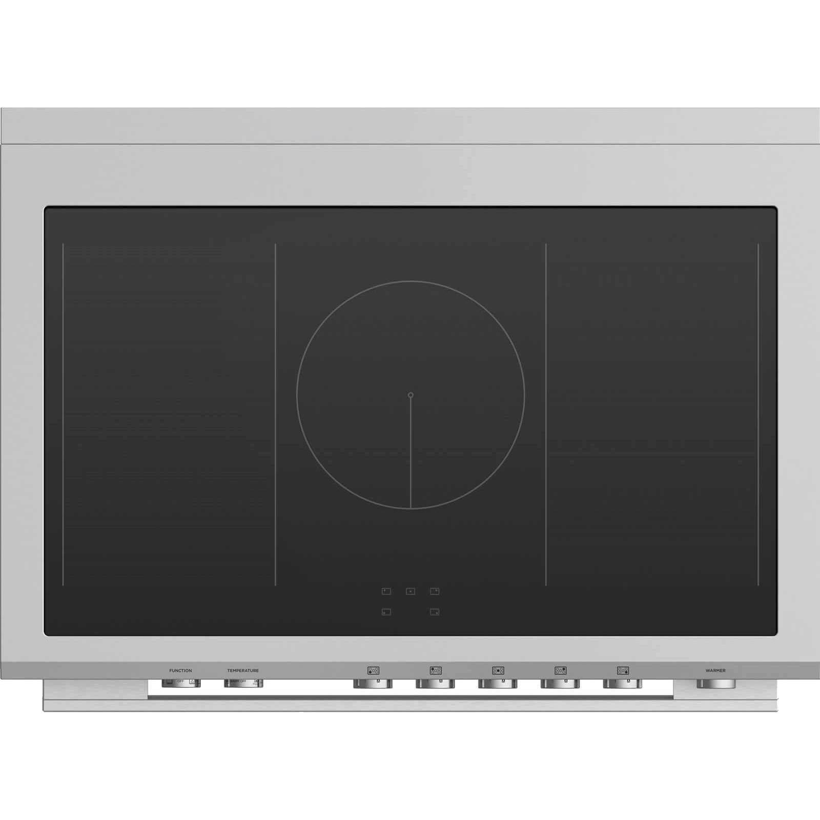  Fisher & Paykel 36-inch Freestanding Electric Induction Range with Self-Cleaning Oven OR36SDI6X1 IMAGE 3