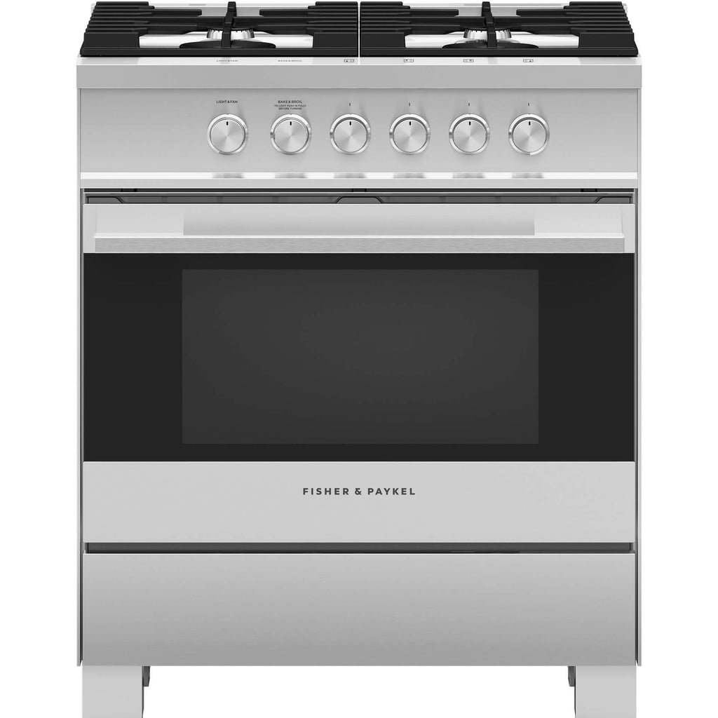  Fisher & Paykel 30-inch Freestanding Gas Range with  AeroTech™ Technology OR30SDG4X1-SP IMAGE 1