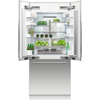  Fisher & Paykel 36-inch, 16.8 cu.ft. Built-in French 3-Door Refrigerator with ActiveSmart™ RS36A80U1-N-SP IMAGE 2