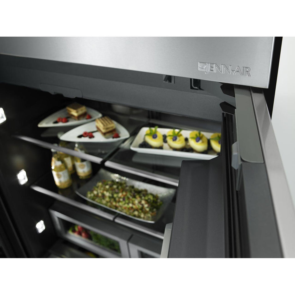  JennAir 36-inch, 20.8 cu. ft. Built-in French 3-Door Refrigerator with Interior Ice Maker JF36NXFXDE-SP IMAGE 2