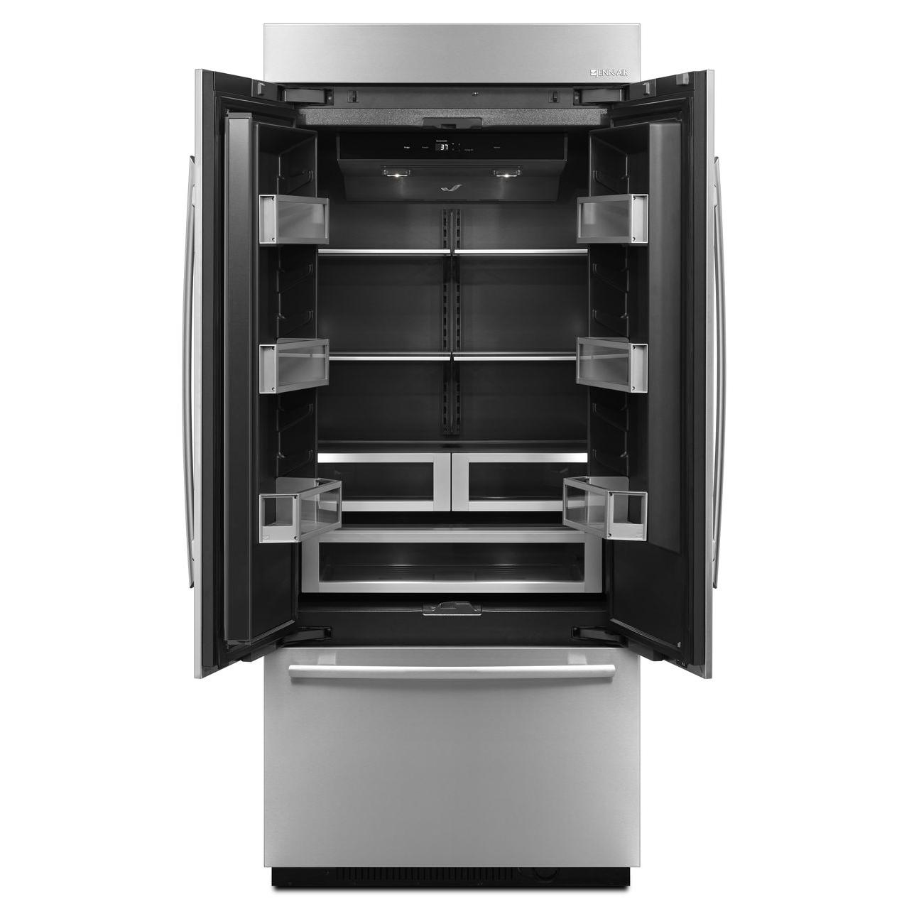  JennAir 36-inch, 20.8 cu. ft. Built-in French 3-Door Refrigerator with Interior Ice Maker JF36NXFXDE-SP IMAGE 8
