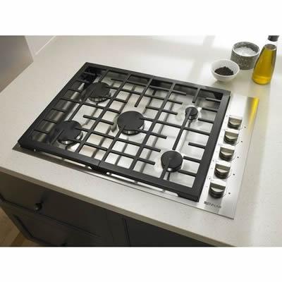  JennAir 36-inch Built-In Gas Cooktop JGC7636BP-SP IMAGE 5