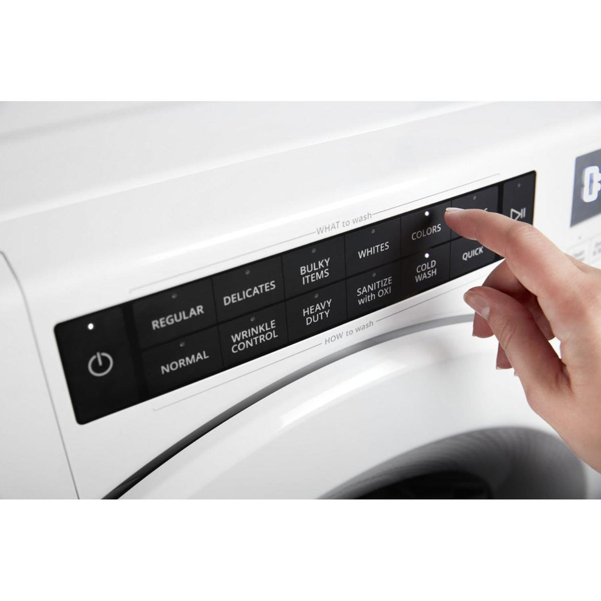  Whirlpool 5.2 cu. ft. Front Loading Washer with Load and Go™ Dispenser WFW5620HW IMAGE 3