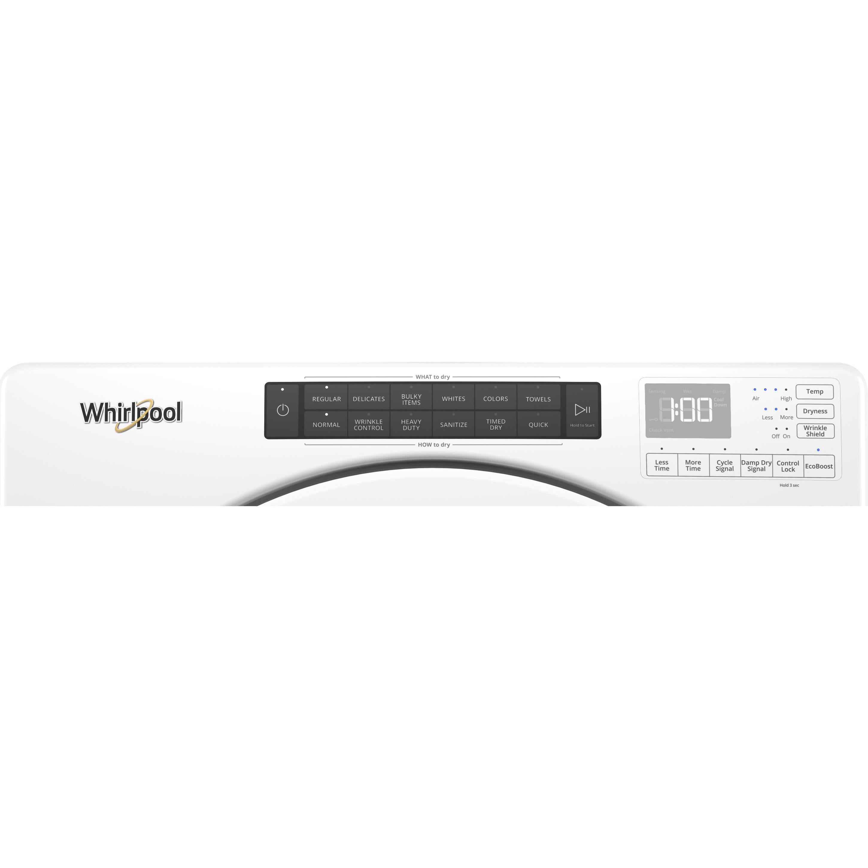  Whirlpool 7.4 cu. ft. Electric Dryer with Intuitive Touch Controls YWED560LHW IMAGE 2