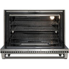  Wolf 36-inch Freestanding Gas Range with Convection GR364C-LP IMAGE 2