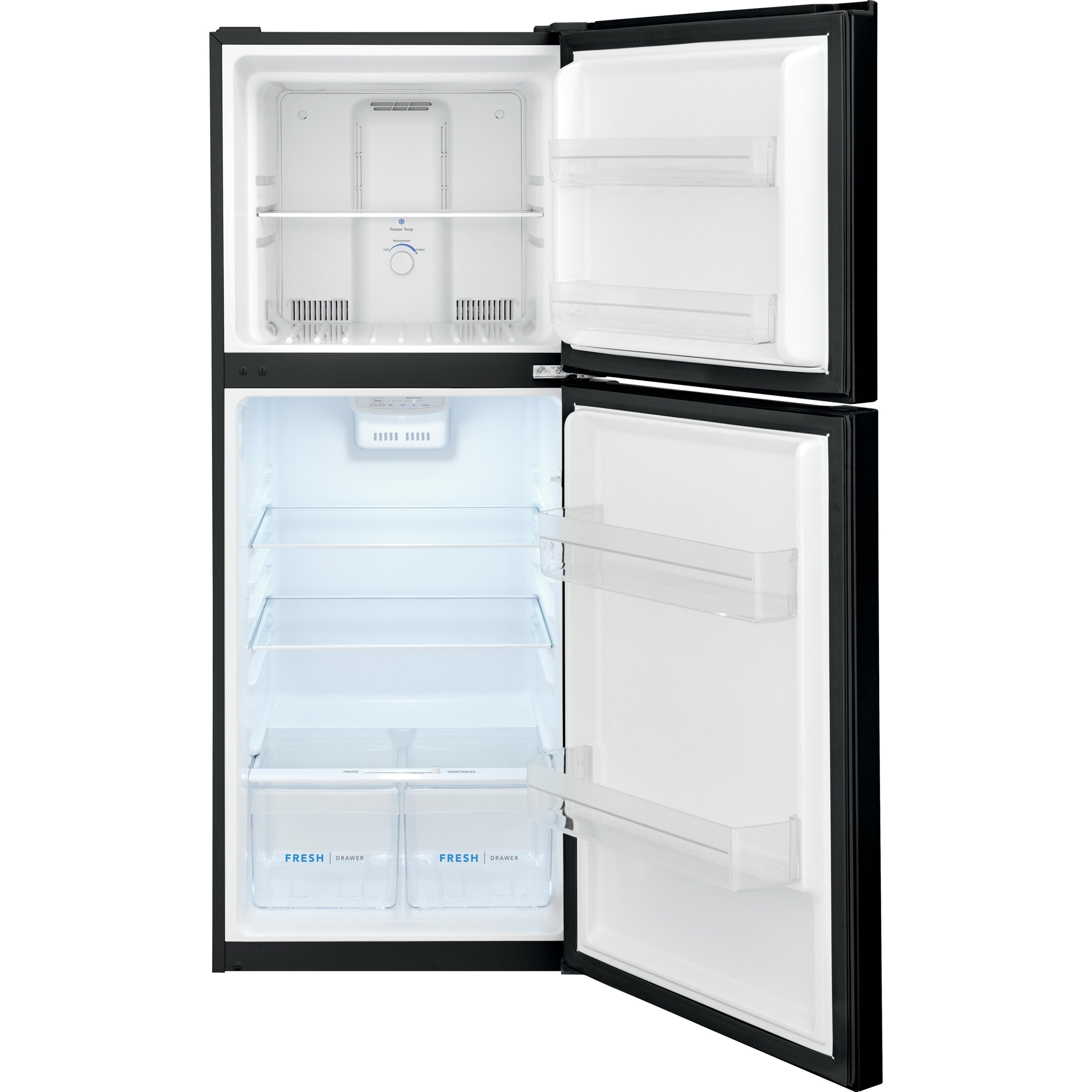  Frigidaire 24-inch, 10.1 cu. ft. Top Freezer Refrigerator FFET1022UB IMAGE 8