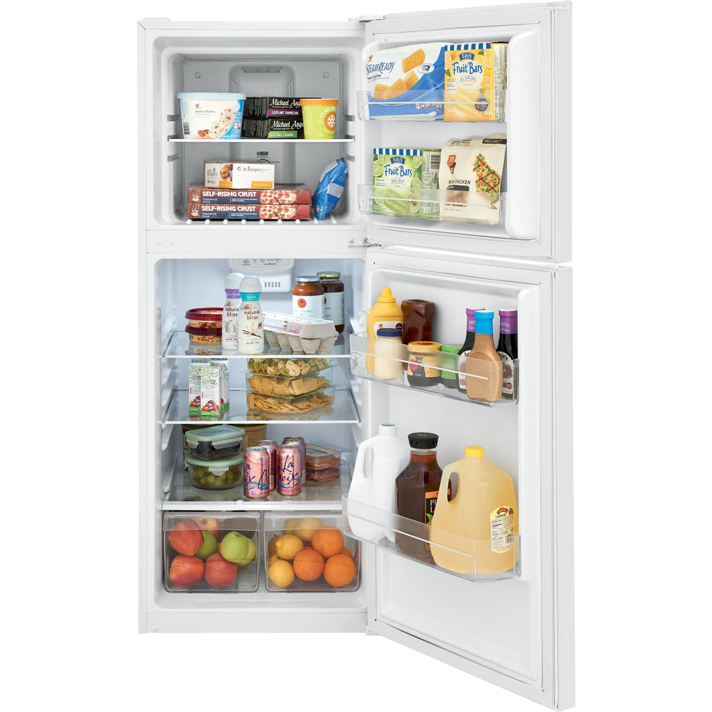  Frigidaire 24-inch, 10.1 cu. ft. Top Freezer Refrigerator FFET1022UW IMAGE 4