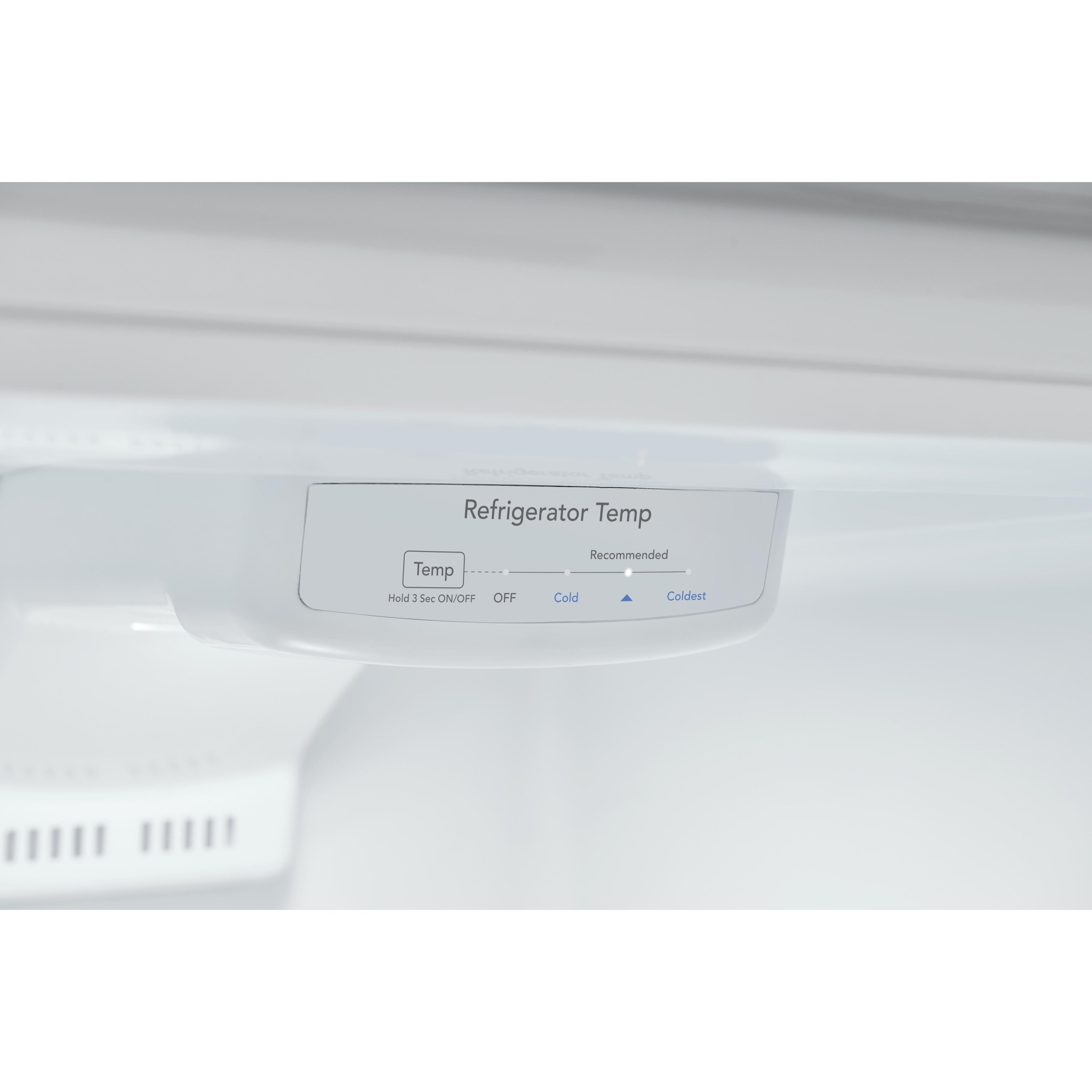  Frigidaire 24-inch, 10.1 cu. ft. Top Freezer Refrigerator FFET1022UW IMAGE 7