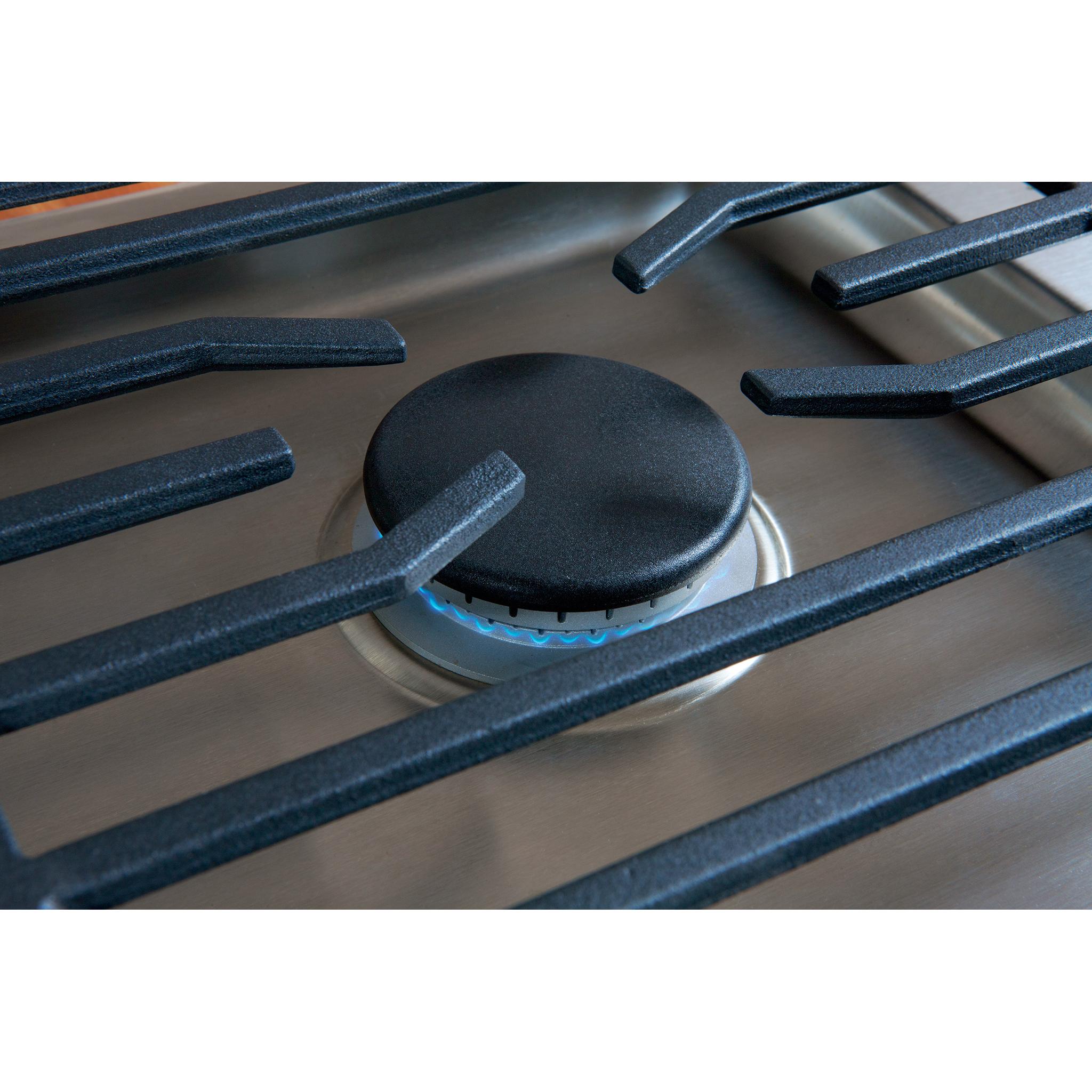  Wolf 30-inch Built-in Gas Cooktop CG304T/S/LP IMAGE 9