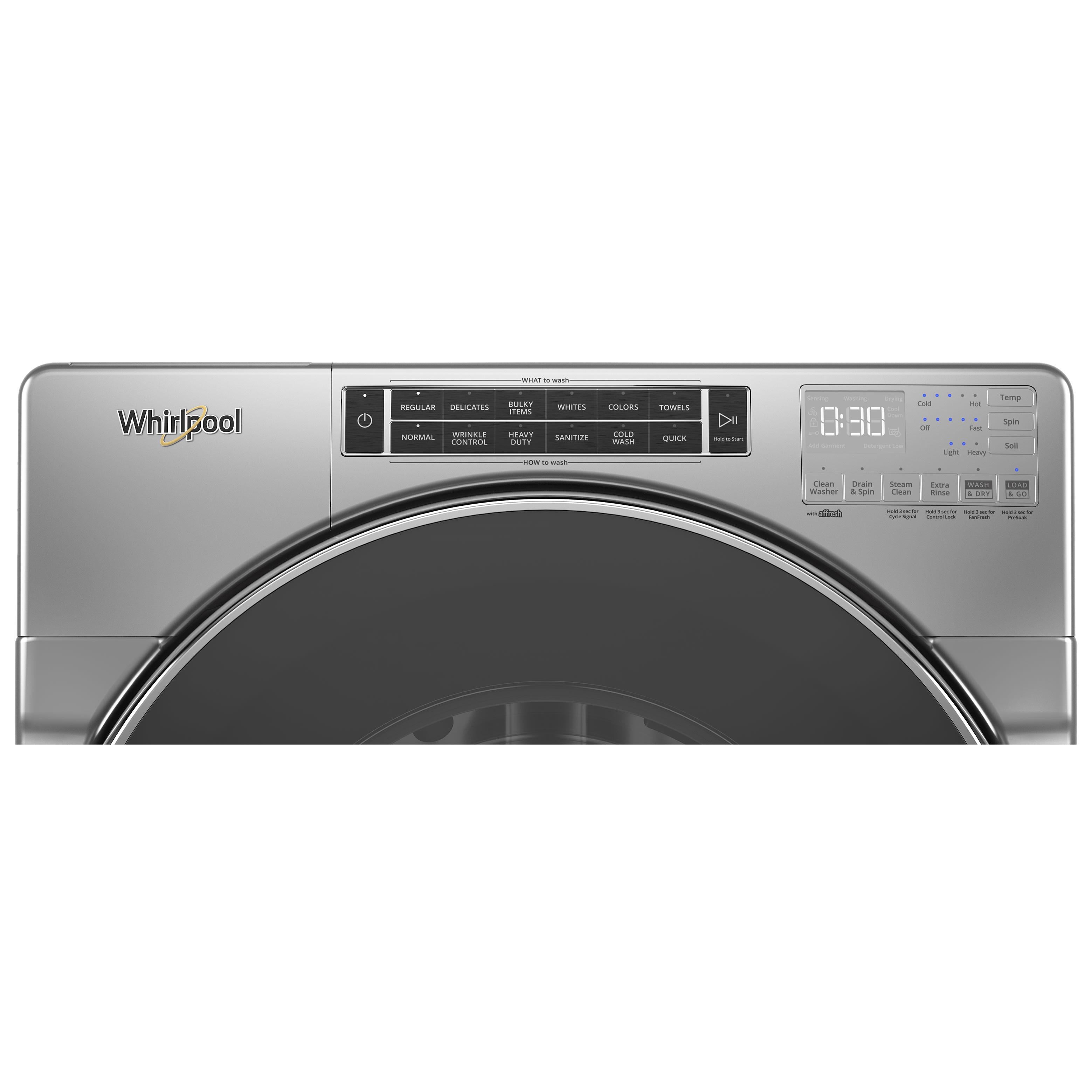 Whirlpool 5.8 cu.ft. Front Loading Washer with Load & Go™ XL Dispenser WFW8620HC IMAGE 4