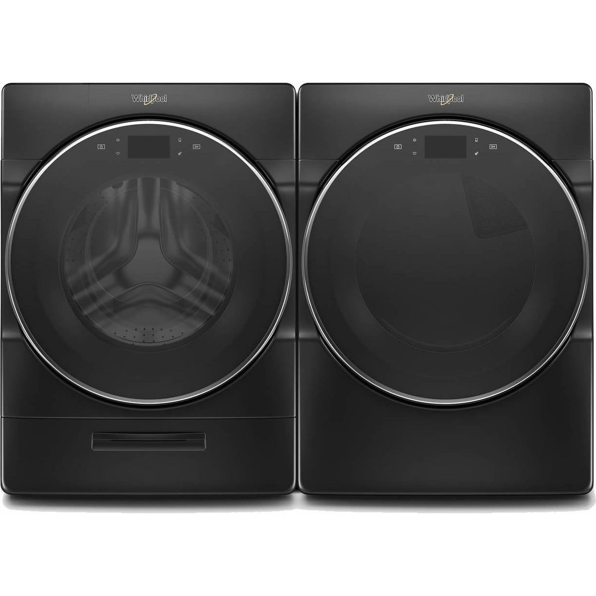  Whirlpool 5.8 cu. ft. Front Loading Washer with Load and Go™ XL Plus Dispenser WFW9620HBK IMAGE 2