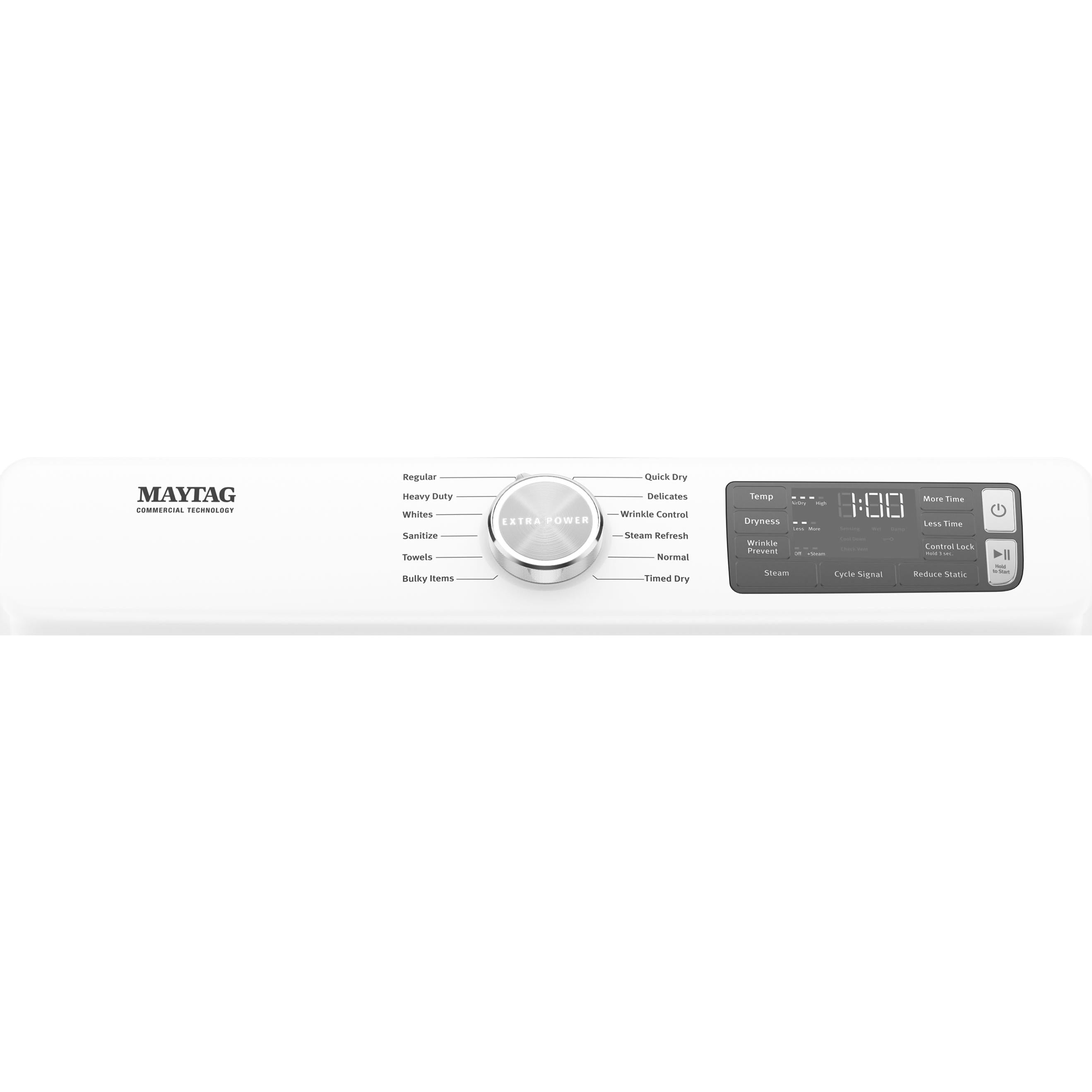  Maytag 7.3 cu.ft. Electric Dryer MED6630HW IMAGE 2