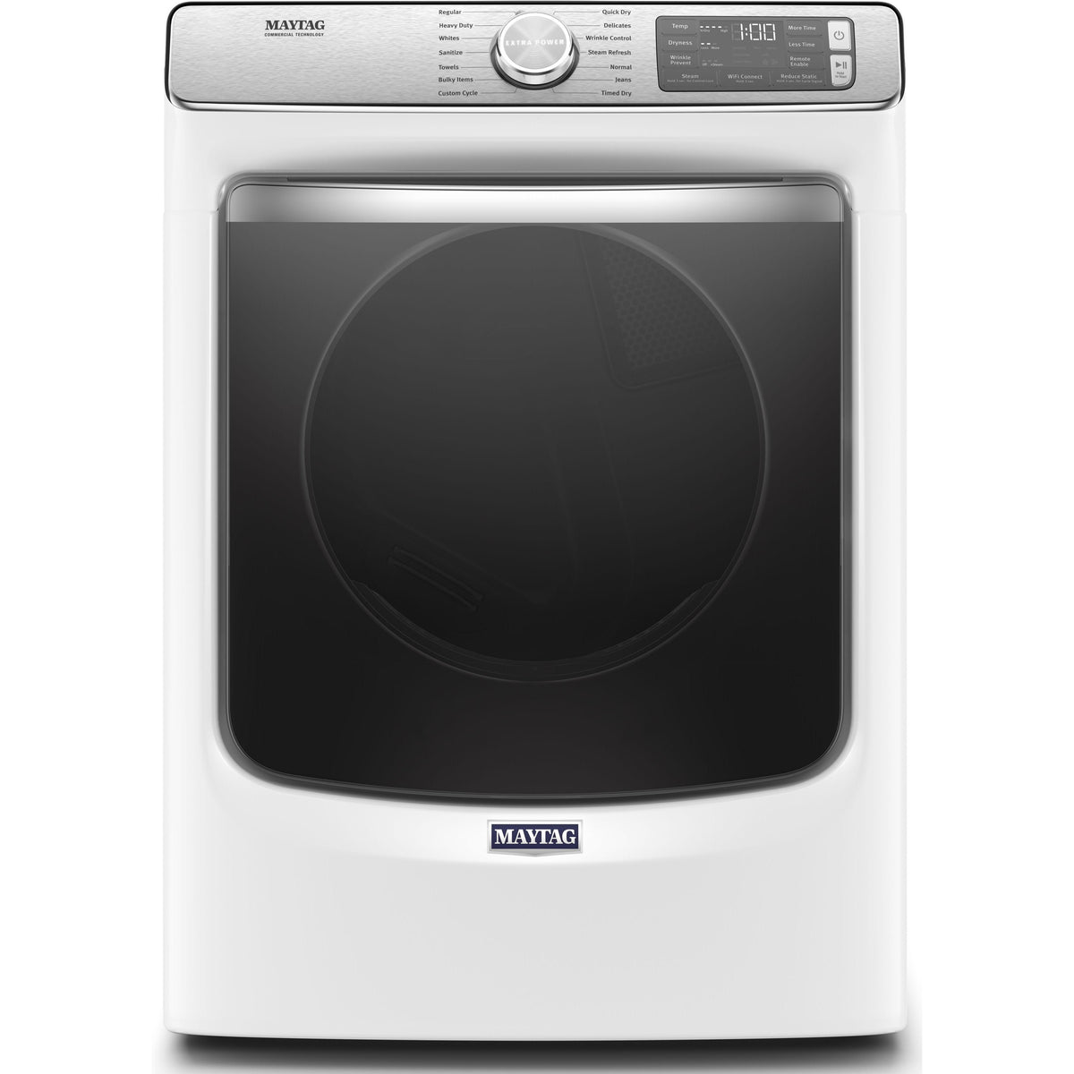  Maytag 7.3 cu.ft. Electric Dryer with Extra Moisture Sensor MED8630HW IMAGE 1