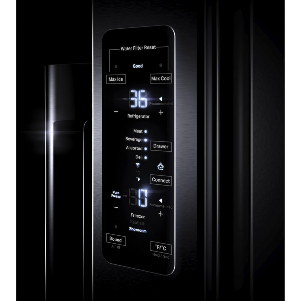  JennAir Rise 36-inch Counter-Depth French 3-Door Refrigerator with Twin Fresh™ Climate Control System JFFCC72EHL IMAGE 4