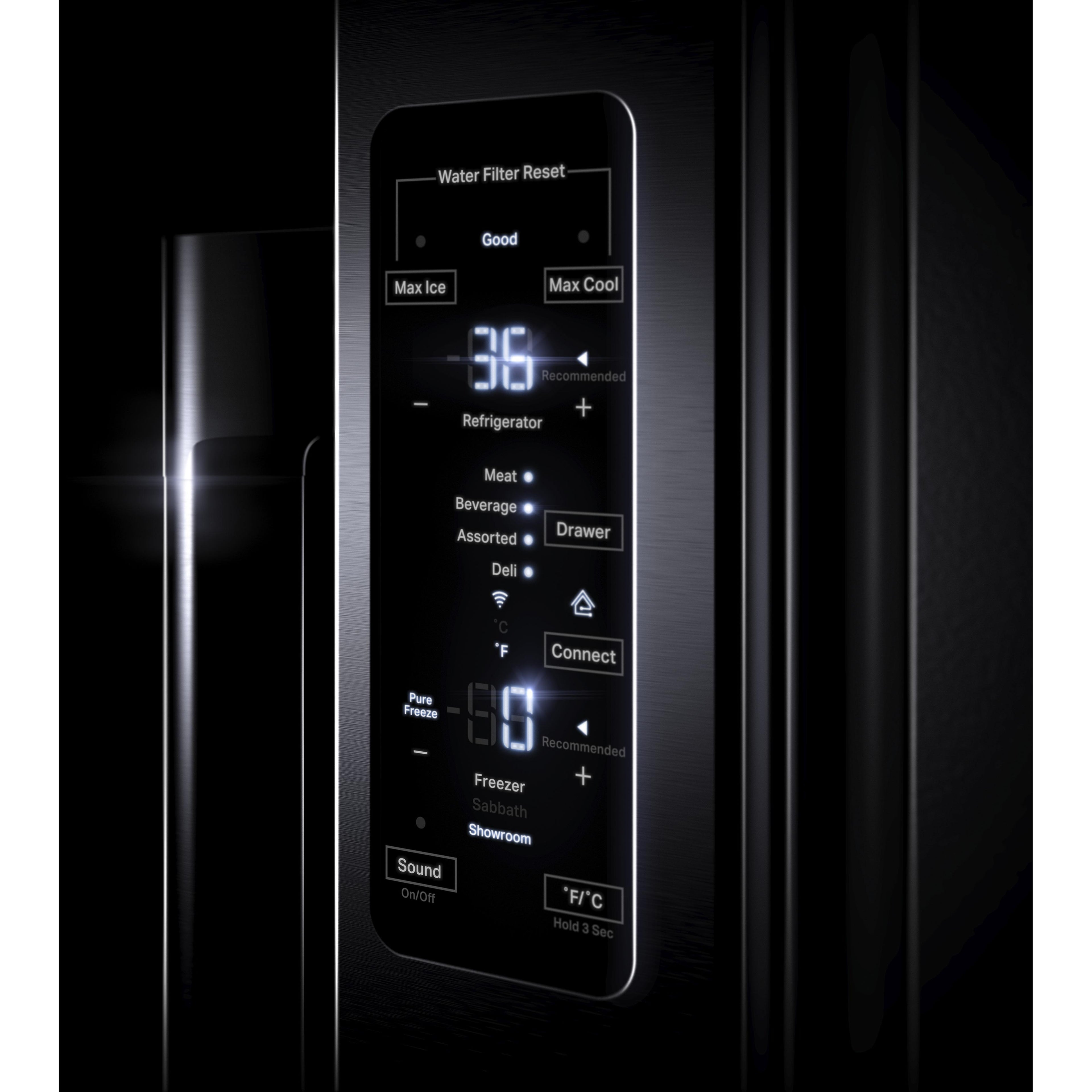  JennAir Rise 36-inch Counter-Depth French 3-Door Refrigerator with Twin Fresh™ Climate Control System JFFCC72EHL IMAGE 4