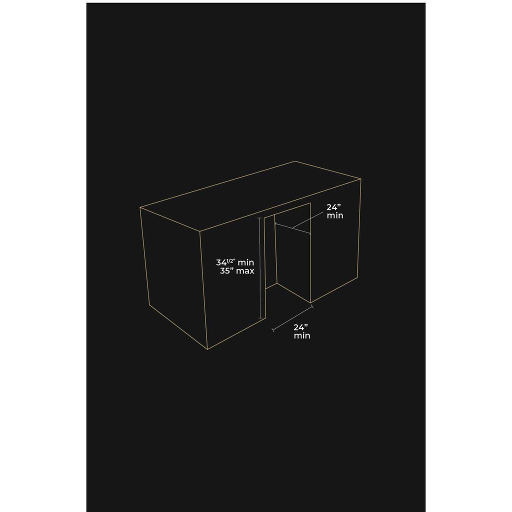  JennAir NOIR™ Built-in Undercounter Beverage Center JUBFR242HM IMAGE 17