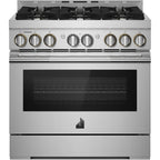  JennAir Rise 36-inch Professional-Style Gas Range JGRP436HL IMAGE 1