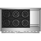  JennAir Rise 48-inch Professional-Style Gas Range with with Chrome-Infused Griddle JGRP548HL IMAGE 2