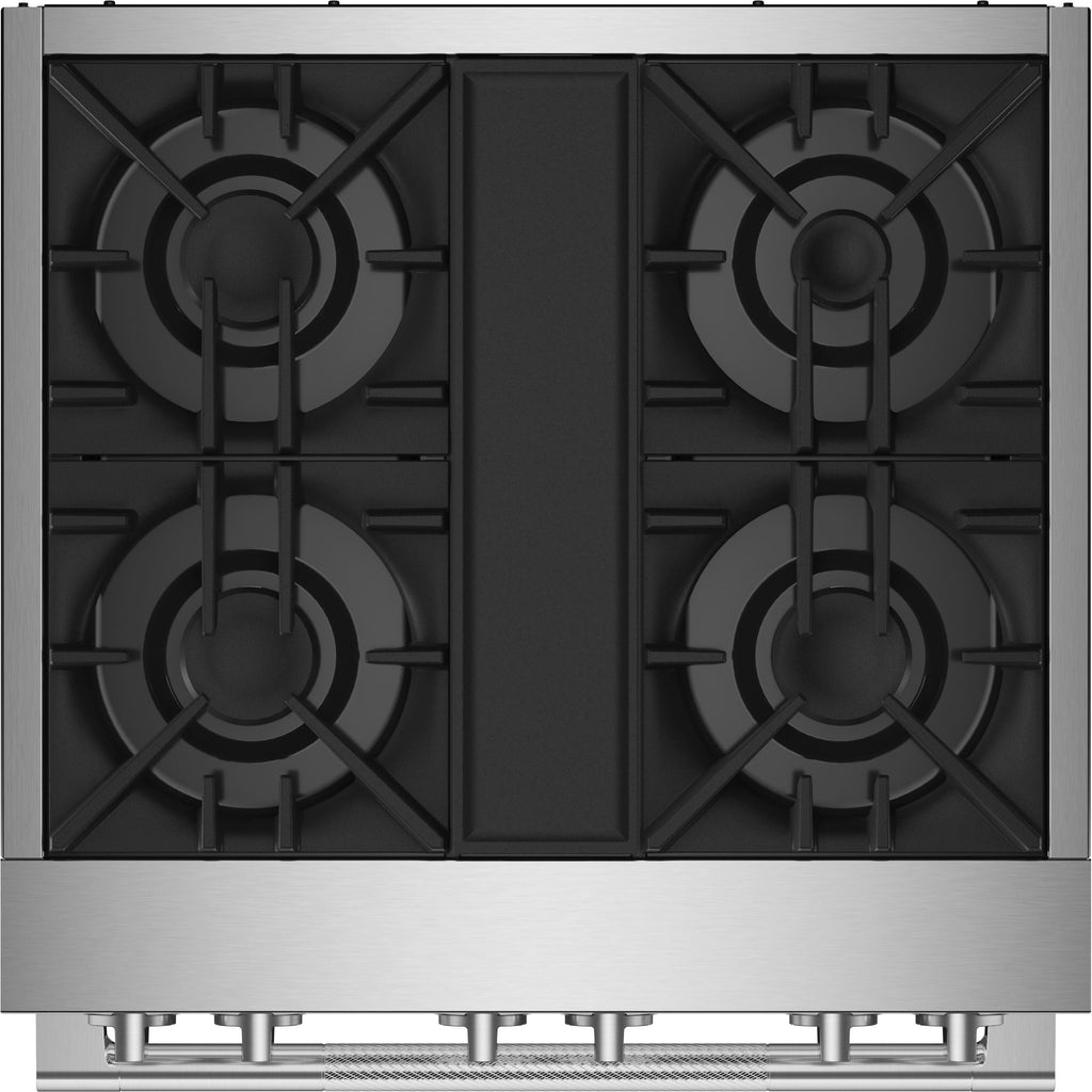  JennAir Rise 30-inch Professional-Style Dual-Fuel Range JDRP430HL IMAGE 3