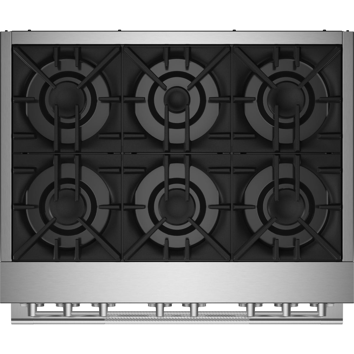  JennAir Rise 36-inch Professional-Style Dual-Fuel Range JDRP436HL IMAGE 3