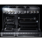  JennAir Rise 48-inch Professional-Style Dual-Fuel Range with Chrome-Infused Griddle and Steam Assist JDSP548HL IMAGE 2