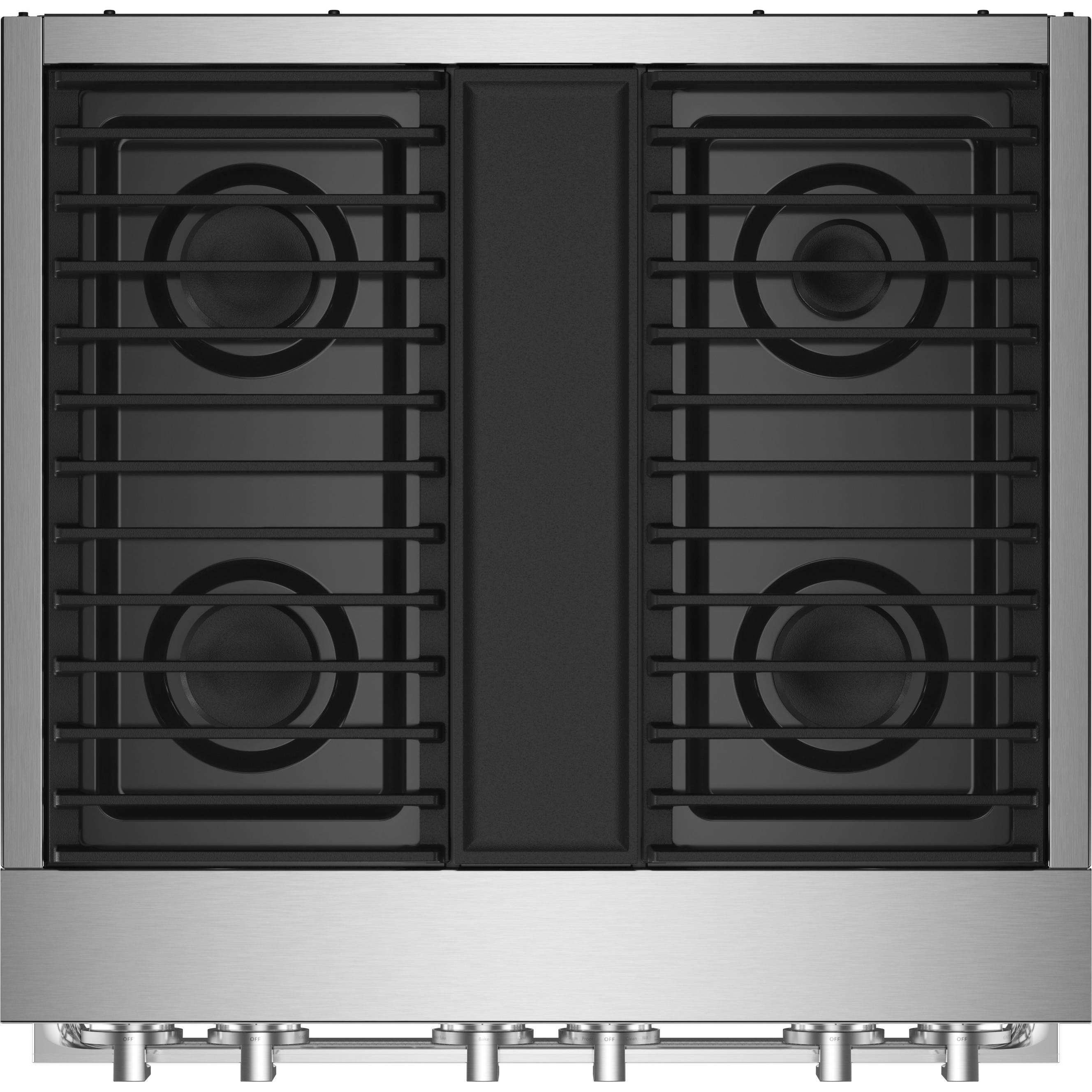 JennAir Noir 30-inch Professional-Style Dual-Fuel Range JDRP430HM IMAGE 3