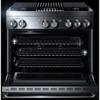  JennAir Noir 36-inch Professional-Style Dual-Fuel Range JDRP636HM IMAGE 2