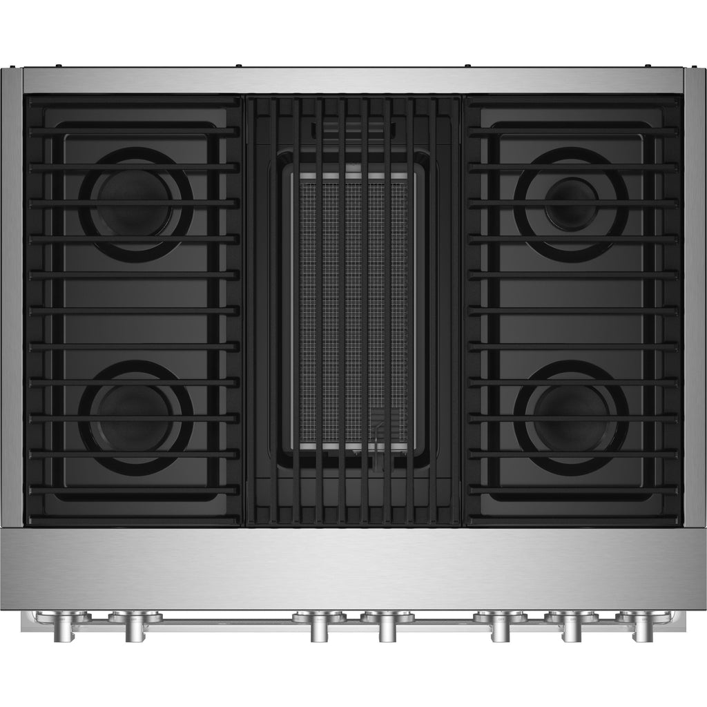  JennAir Noir 36-inch Professional-Style Dual-Fuel Range JDRP636HM IMAGE 3