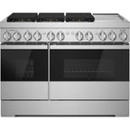  JennAir Noir 48-inch Professional-Style Dual-Fuel Range with Chrome-Infused Griddle JDRP548HM IMAGE 1