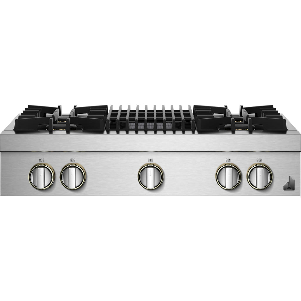  JennAir Rise 36-inch Gas Rangetop with Gas Grill JGCP636HL IMAGE 1