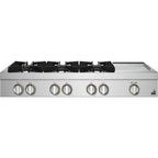  JennAir Rise 48-inch Gas Rangetop with Chrome-Infused Griddle JGCP548HL IMAGE 1