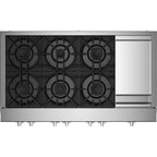  JennAir Rise 48-inch Gas Rangetop with Chrome-Infused Griddle JGCP548HL IMAGE 2