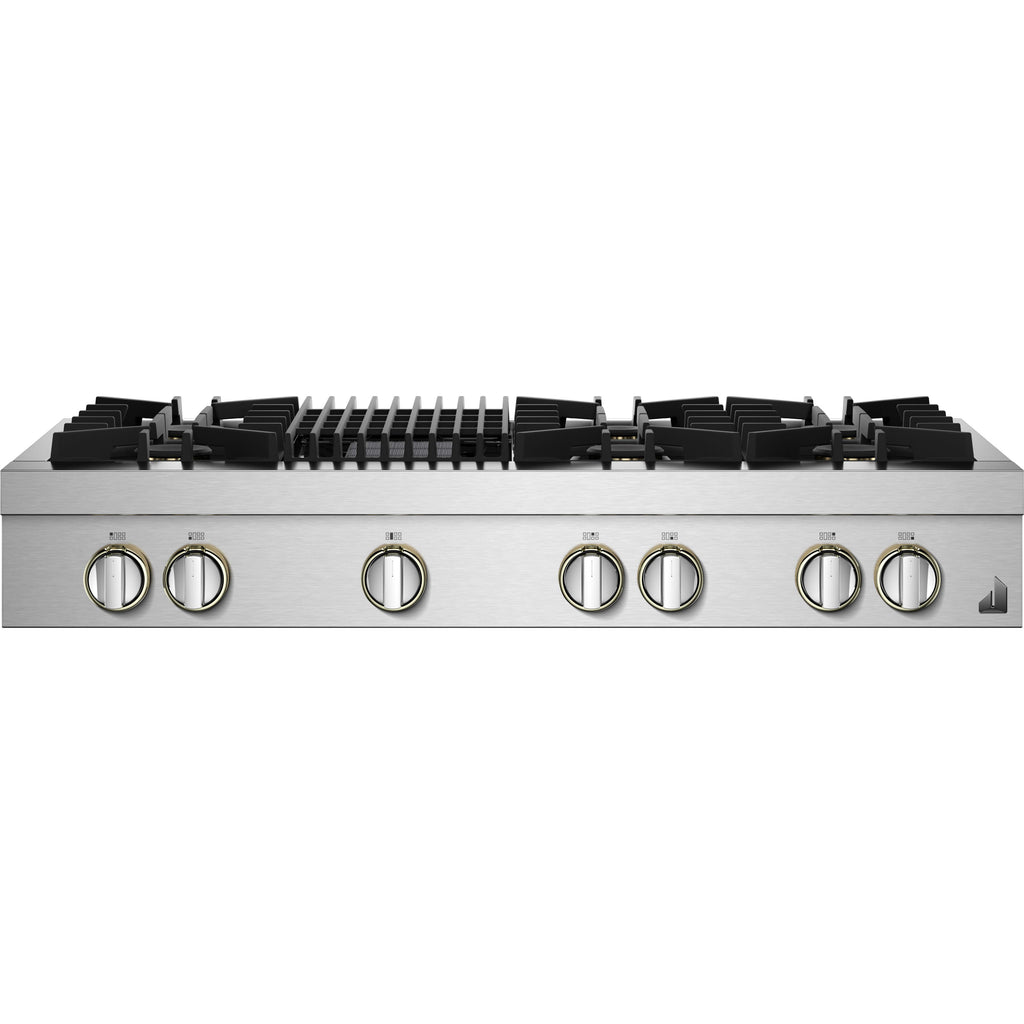  JennAir Rise 48-inch Gas Rangetop with Gas Grill JGCP648HL IMAGE 1