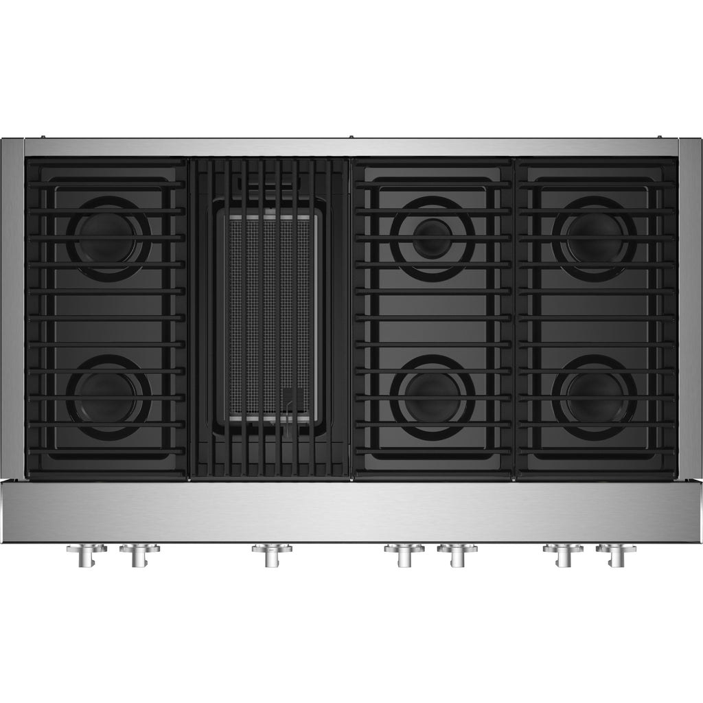  JennAir Noir 48-inch Gas Rangetop with Gas Grill JGCP648HM IMAGE 2